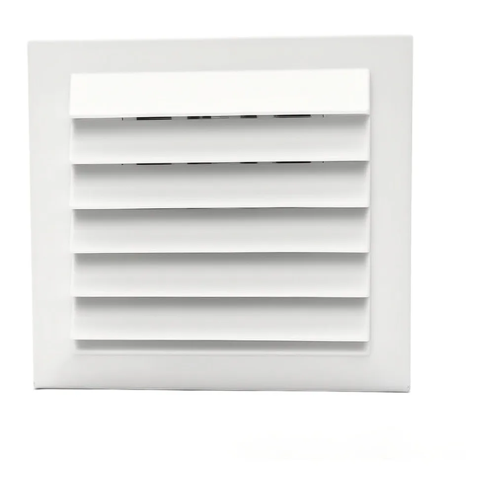 ABS Construction Wall Ventilator with Pressure Air Discharge and Rainproof Louver Assembly for Air Circulation