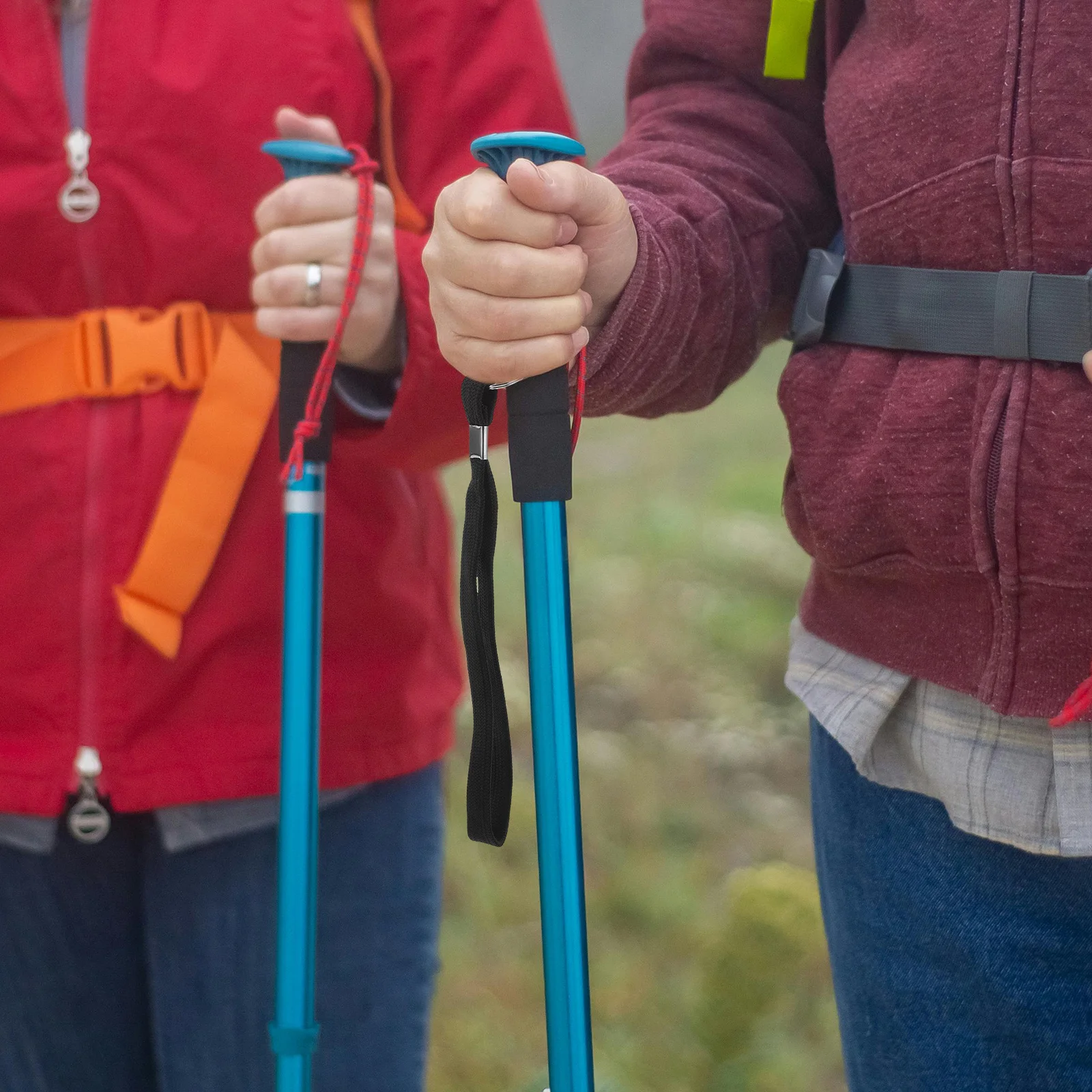 

10Pcs Walking Cane Wrist Strap Stretchable Elastic Adjustable Length Anti-Lost Crutch Lanyard for Hiking Climbing Daily Use