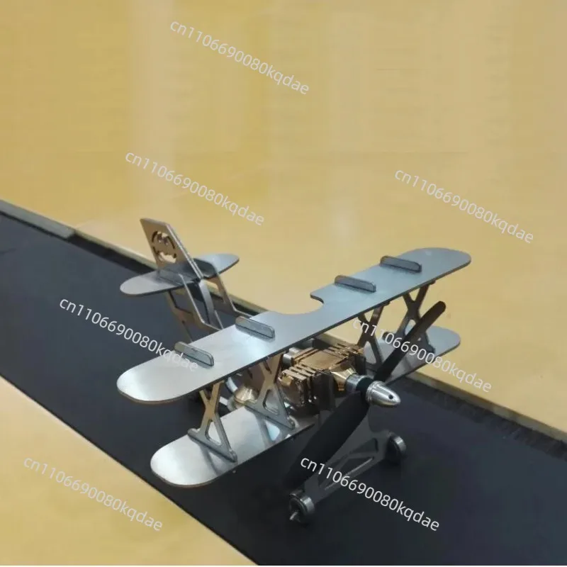 Stirling Aircraft‑Style Engine Model,Thermodynamics Physics Experiment DIY Educational Display Ornament Hardware Parts