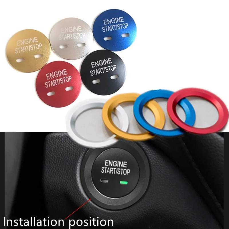 Автомобильная наклейка, кнопка запуска и остановки, кольцо, крышка для Chevrolet Holden Equinox Cruze Malibu Trax Impala Traverse Tahoe Suburban Accessori Автомобильная наклейка, кнопка запуска и остановки, кольцо, крышка для Chevrolet Holden Equinox Cruze Malibu Trax Impala Traverse Tahoe Suburban Accessori