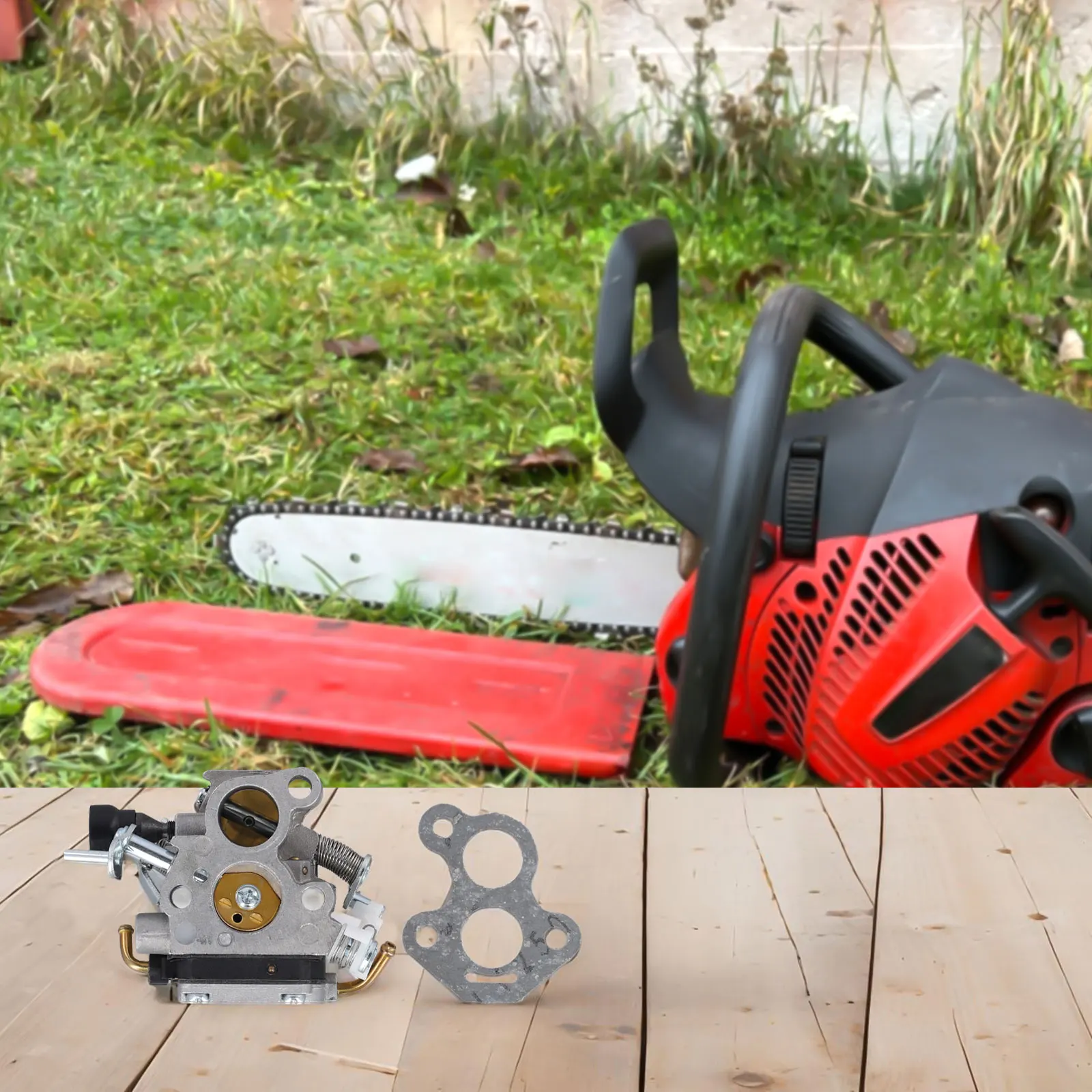 

Efficient Carburettor for Jonsered CS2240 CS2240S and For McCulloch CS350 CS390 CS410 Chainsaws Long Service Life