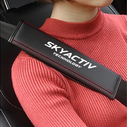 For Mazda Skyactiv 2 3 5 6 8 1Pcs Car Seat Belt Covers Safety Belt Shoulder Car Interior Accessories