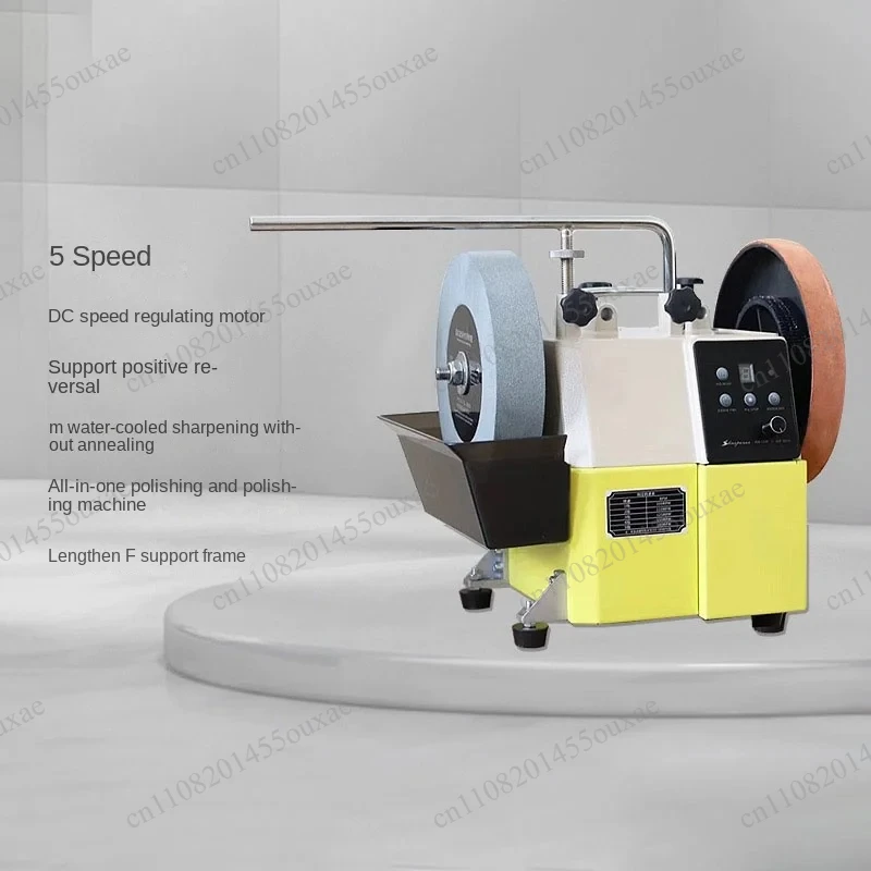 

For Ax And Meat Knife Sharpenin,0728 Useful 200W Electric Knife Sharpener with Adjustable Speed Water-Cooled System