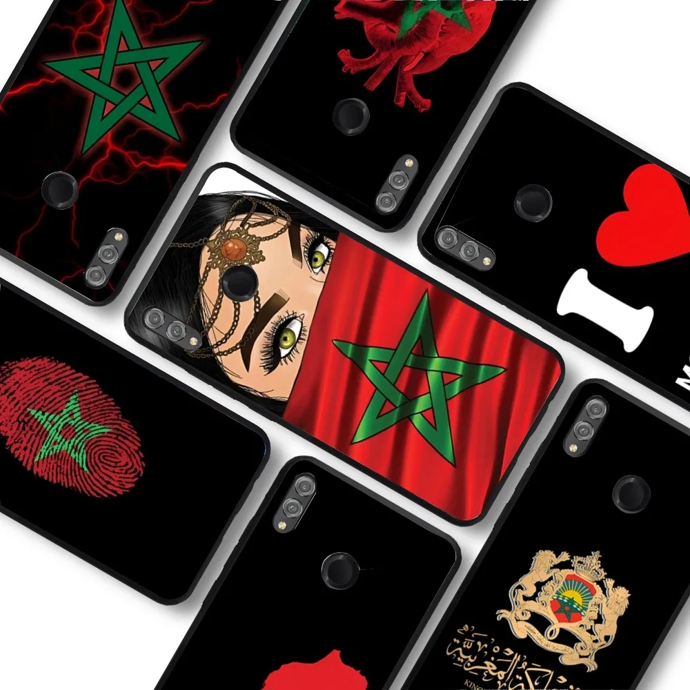 

M-Morocco Flag Phone Case For Huawei Honor 10 Lite 9 20 7A 9X 30 50 60 70 Pro Plus Soft Silicone Cover