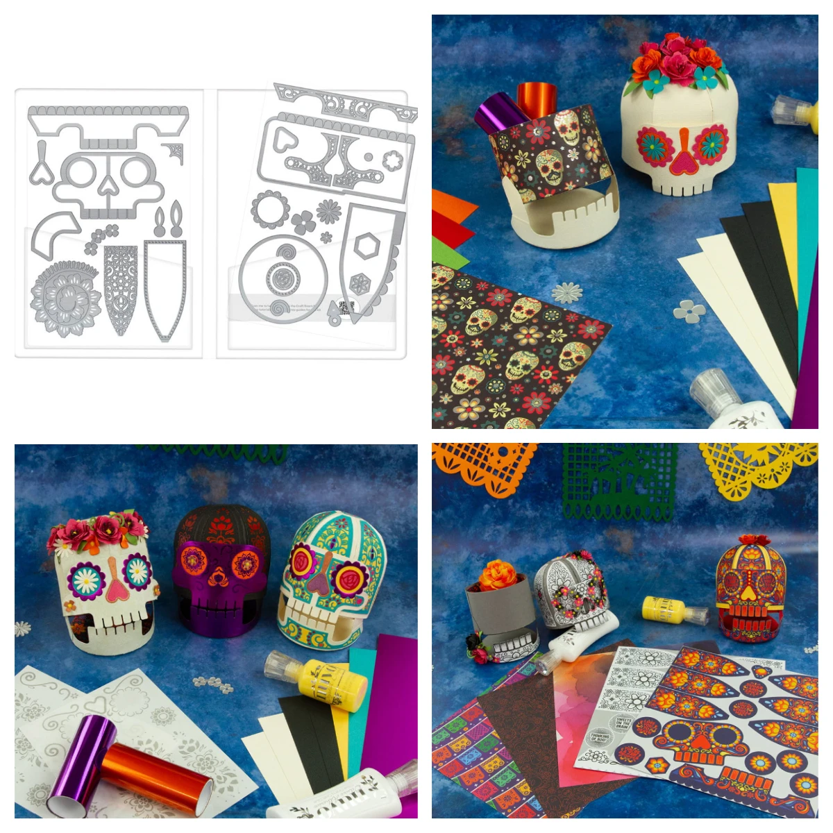 Halloween Gift Box Metal Cutting Dies Christmas North Pole Pals Die Cut Craft DIY Embossing Scrapbooking Supplies Template Molds