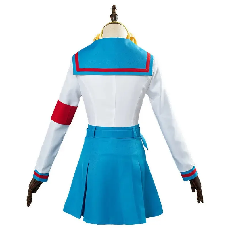 زي Suzumiya Haruhi Jk زي تنكري أنيمي نو Yuuutsu تنورة علوية للفتيات شعر مستعار للهالوين كرنفال الهالوين الزي كوس