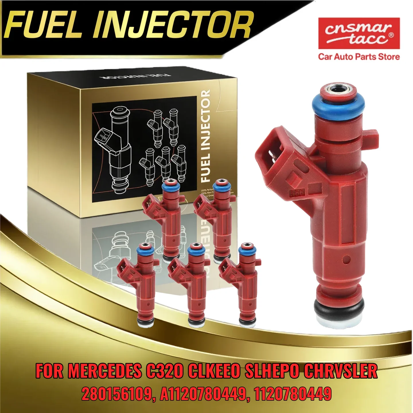 

6 шт. топливная форсунка для Mercedes Benz C320 CLK320 SLK320 для Mercedes Benz E320 2001-2005 280156109