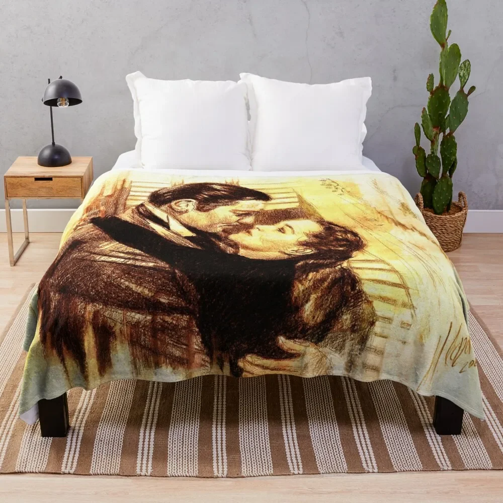 Gone with the wind - Gone with the wind Throw Blanket Thin Winter beds Fashion Sofas Flannels Blankets