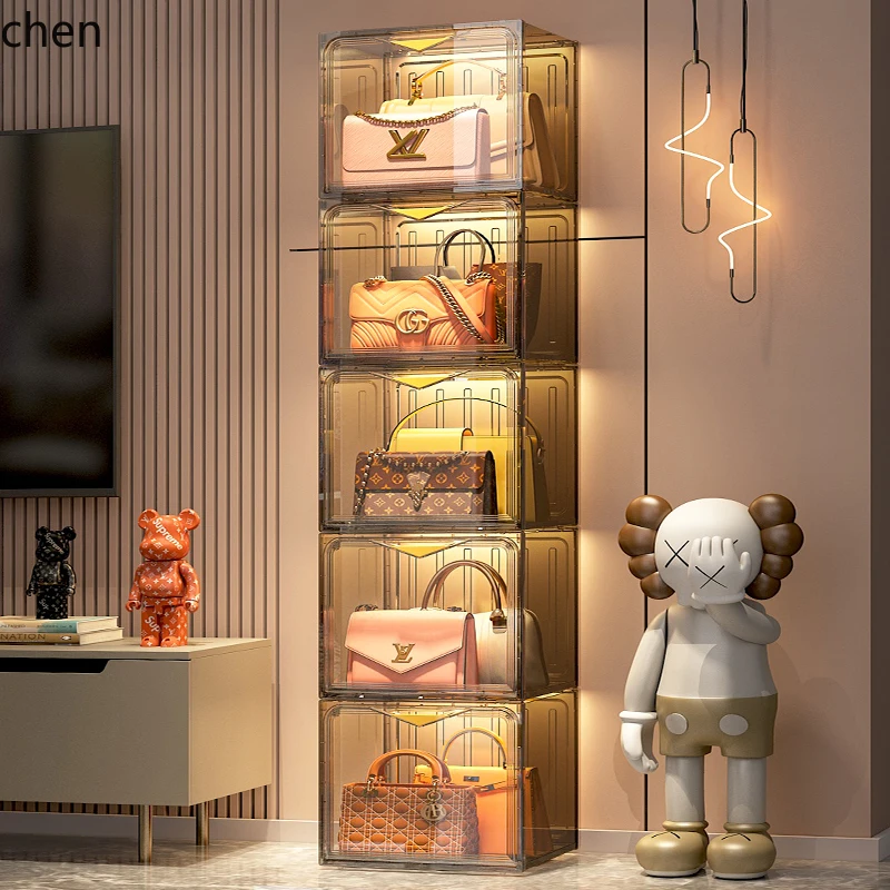 storage artifact storage box household wardrobe special rack dustproof floor bag cabinet