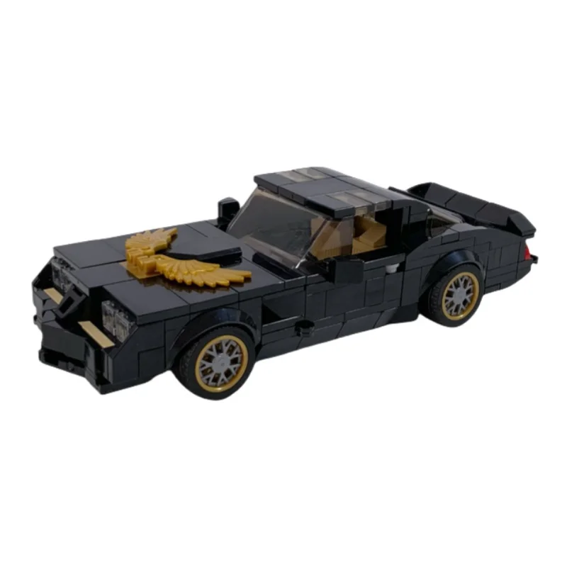 

MOC building blocks toy Black sports car model 350pcs small particle assembly Creative holiday gift tabletop decoration boy birt