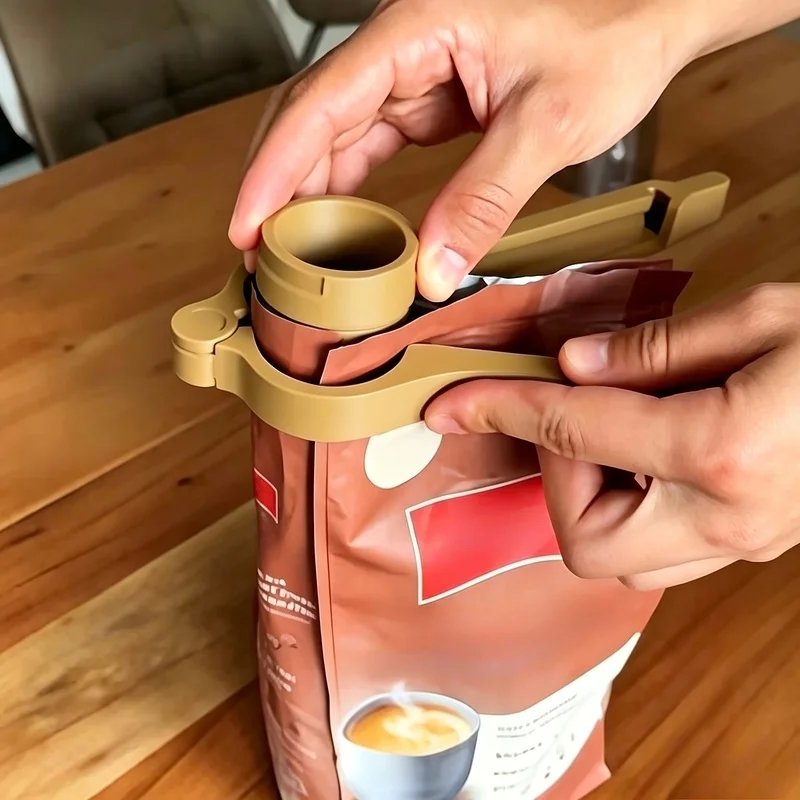 One Item, a Sealing Clip, for Sealing Coffee Bags, Suitable for Sealing General Openings for Preservation