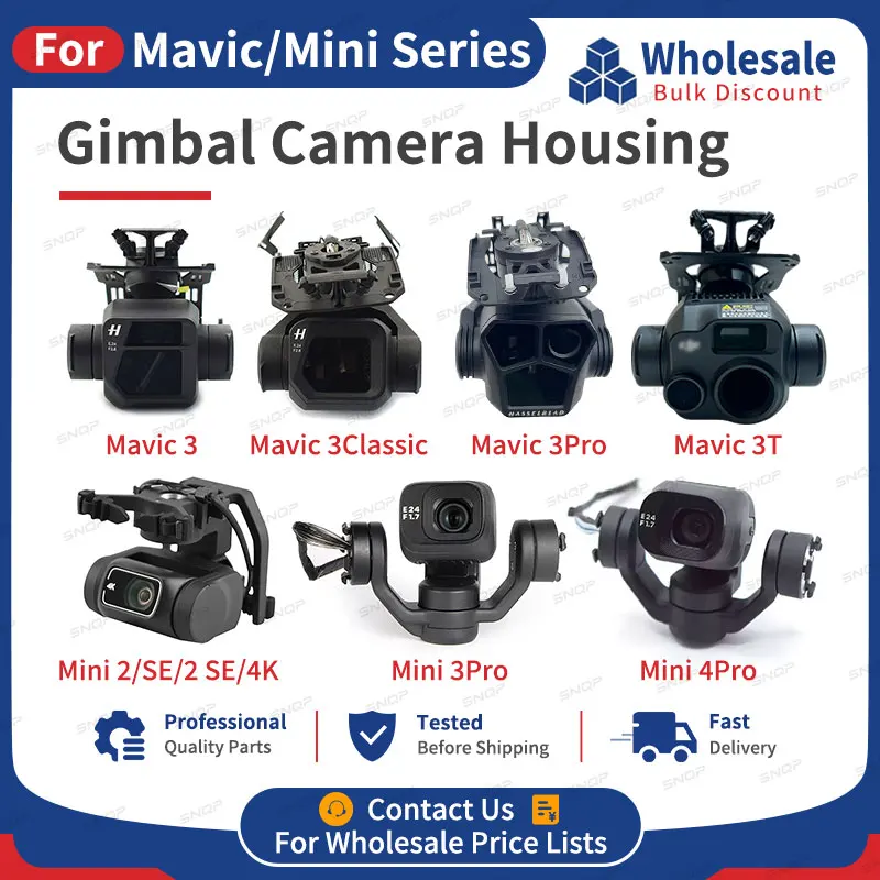 SNQP Gimbal Camera&Gimbal Camera Housing For DJI Mini 2/4K/2 SE/SE/3 Pro/4 Pro /Mavic 3 /3 Classic /3 Pro /3T Replacement Parts