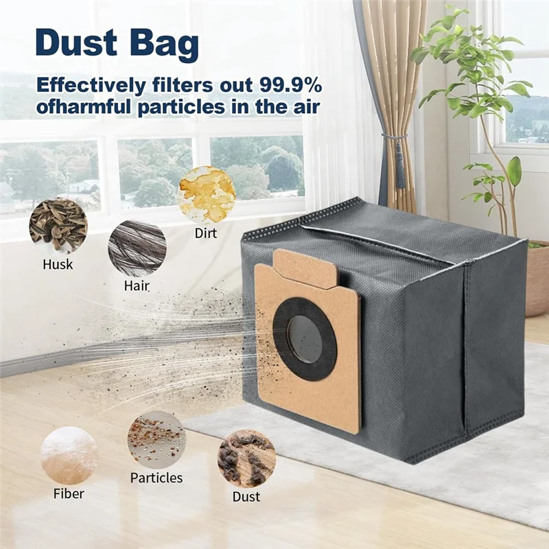 

23PCS Replacement Accessories For Eufy X10 Pro Omni Vacuum Parts Main Brush Mop Cloth Side Brushes HEPA Filter Dust Bags