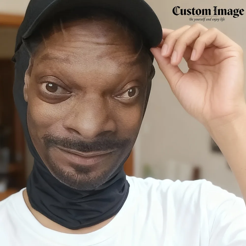 

Men Breathable Full Face Mask Soft Elastic Headgear Funny Costume Prop for Cosplay Party Stage & Outdoor Use