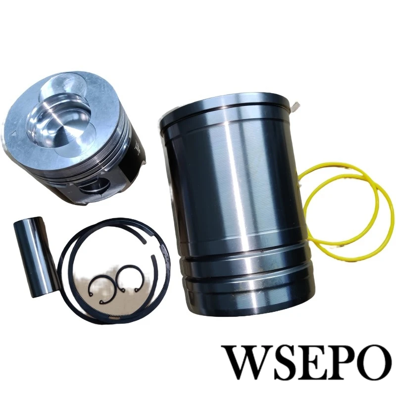 

Cylinder Liner Sleeve+Piston Kit((06 PC Set) For Changchai Model L28 4 Stroke Single Cylinder Small Water Cooled Diesel Engine