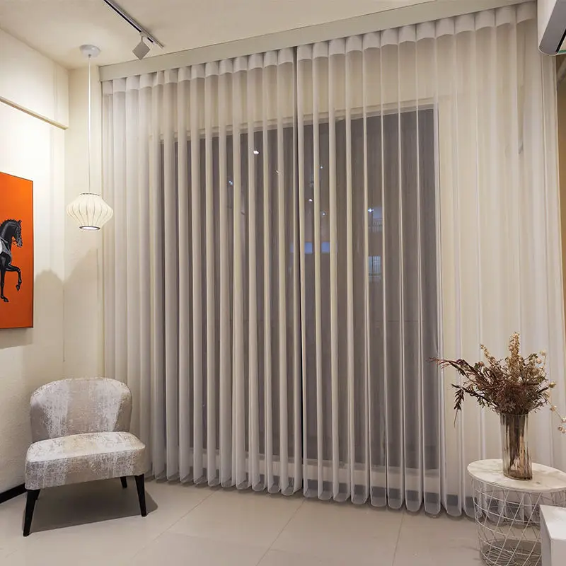 

Vertical Window Blinds Light Filtering Privacy Sheer Dream Blinds Modern Design for Living Room Bedroom Easy Installation