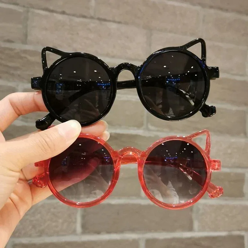 Mädchen Jungen Niedliche Tier Cartoon Ohren Sonnenbrille Outdoor Sonnenschutz Kinder Schöne Vintage Sonnenbrille Schutz Klassische Kinder – Detail 4