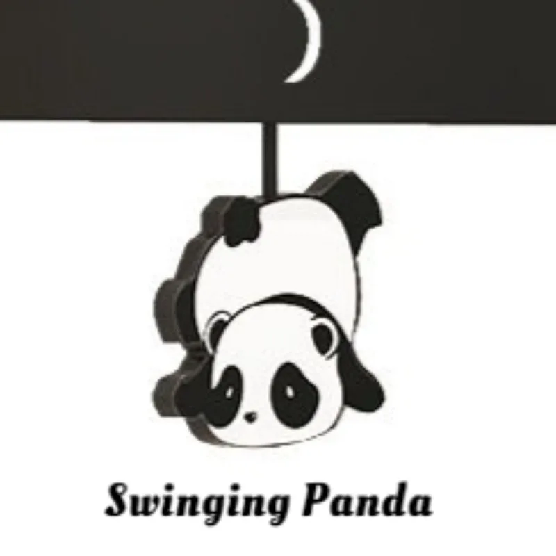 ساعة حائط معدنية مربعة صامتة بلون واحد قابلة للتأرجح على شكل باندا لغرفة المعيشة ساعة حائط زاوية مؤشر خشبي ديكور منزلي إبداعي بسيط