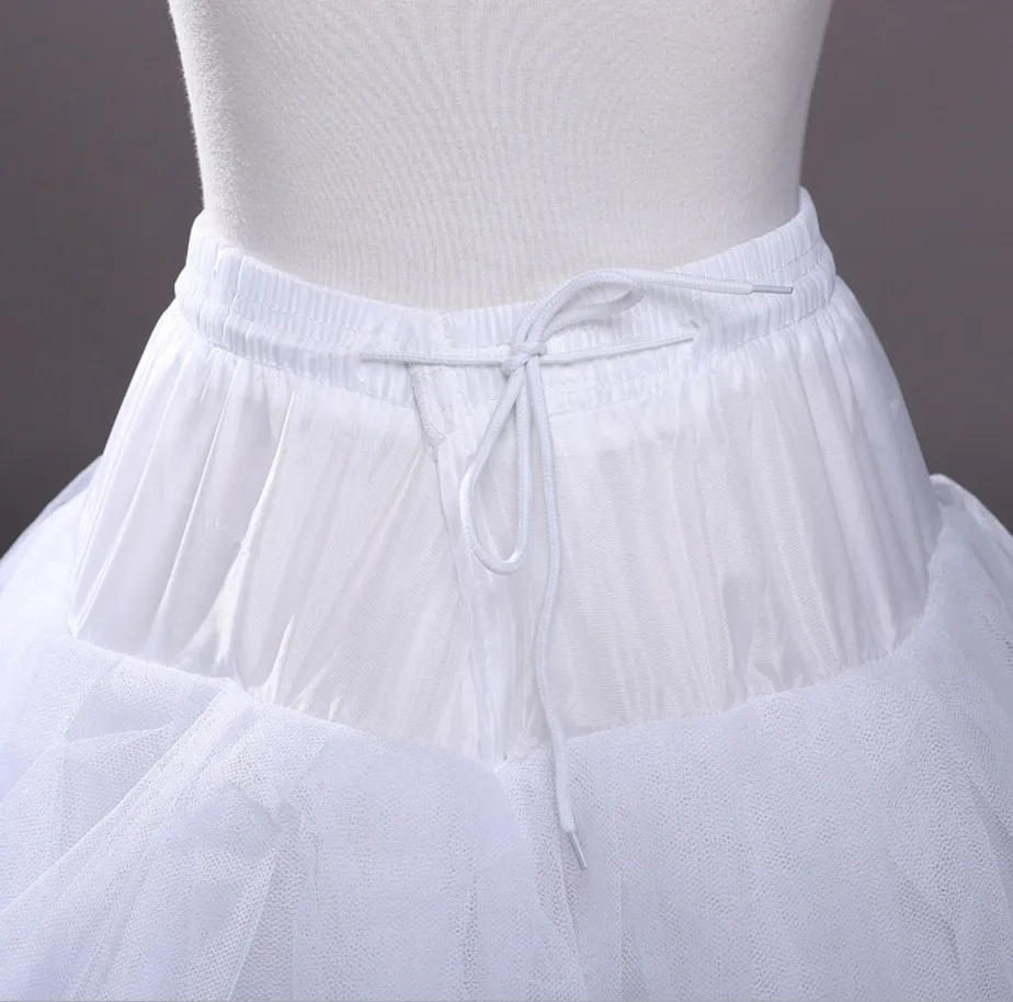 Decorazione di cerimonia nuziale Bianco Petticoat Per La Cerimonia Nuziale Lungo Petticoat Sottogonna Donna Rockabilly Abito Da Sposa Accessori Princessally