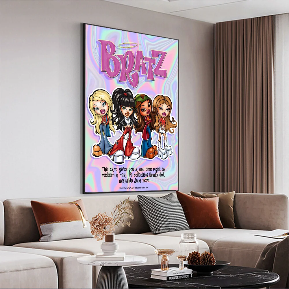 Bratz Doll Classic Self-adhesive Art Poster Whitepaper Prints Posters Artwork Home Decor