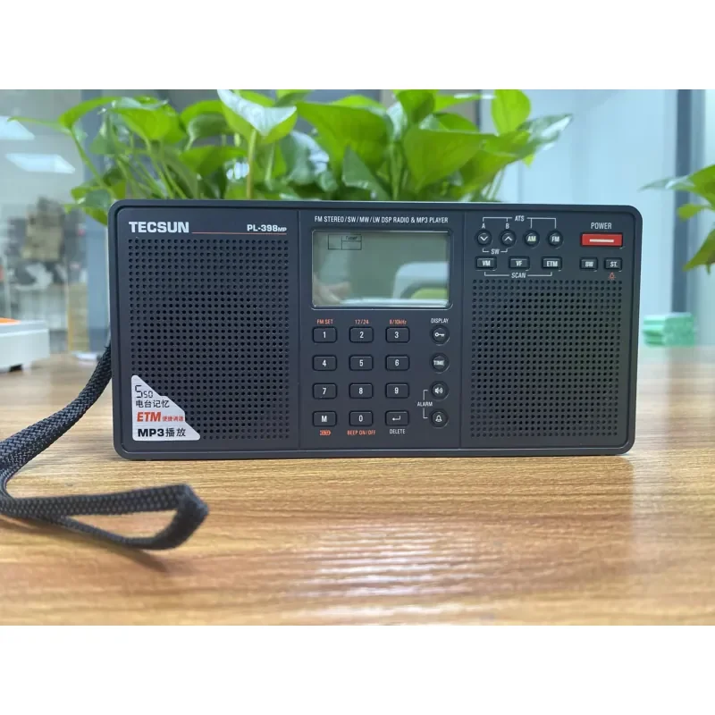 Tecsun PL398MP Portable Digital Radio FM AM SW DSP Receiver with ETM ATS Dual Speakers MP3 Player TF Card Slot Stereo Sound view 4