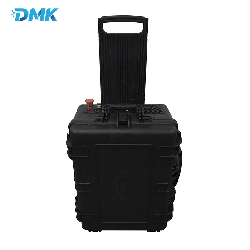 DMK 100W 200W 300W Pulse Cleaning Machine  Luggage Laser Cleaning Machine Handheld