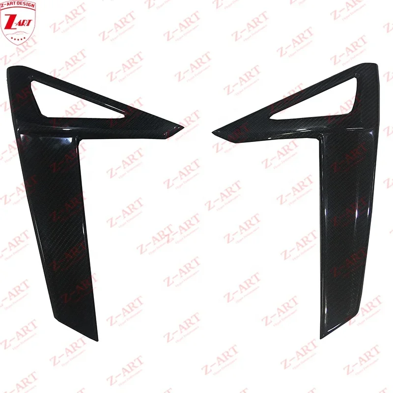 2013-2016 Full Carbon Fiber Side Vents For Teslas  Model S Carbon Fiber Front Fender Trim Parts For Teslas  Model S Side Flap