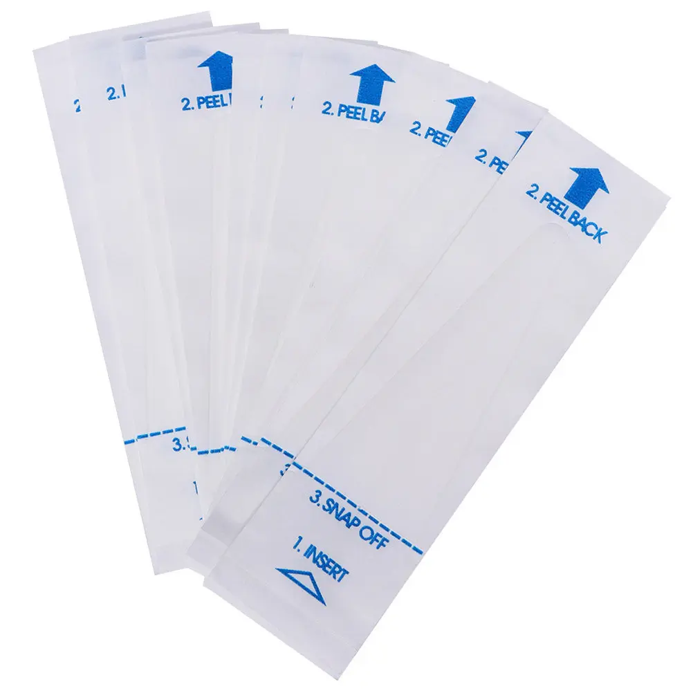 100Pcs Digital Thermometer Pe Disposable Sterile Universal Fit for Home Clinical Use Safe Accurate Hygienic