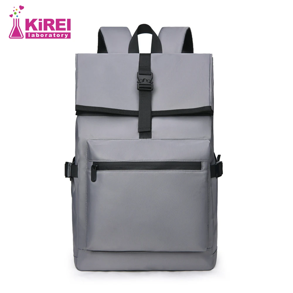 

New Large Capacity Backpack Unisex Fashion Trend Outdoor Backpack Leisure Computer Bag Simple Solid Color Business Bag