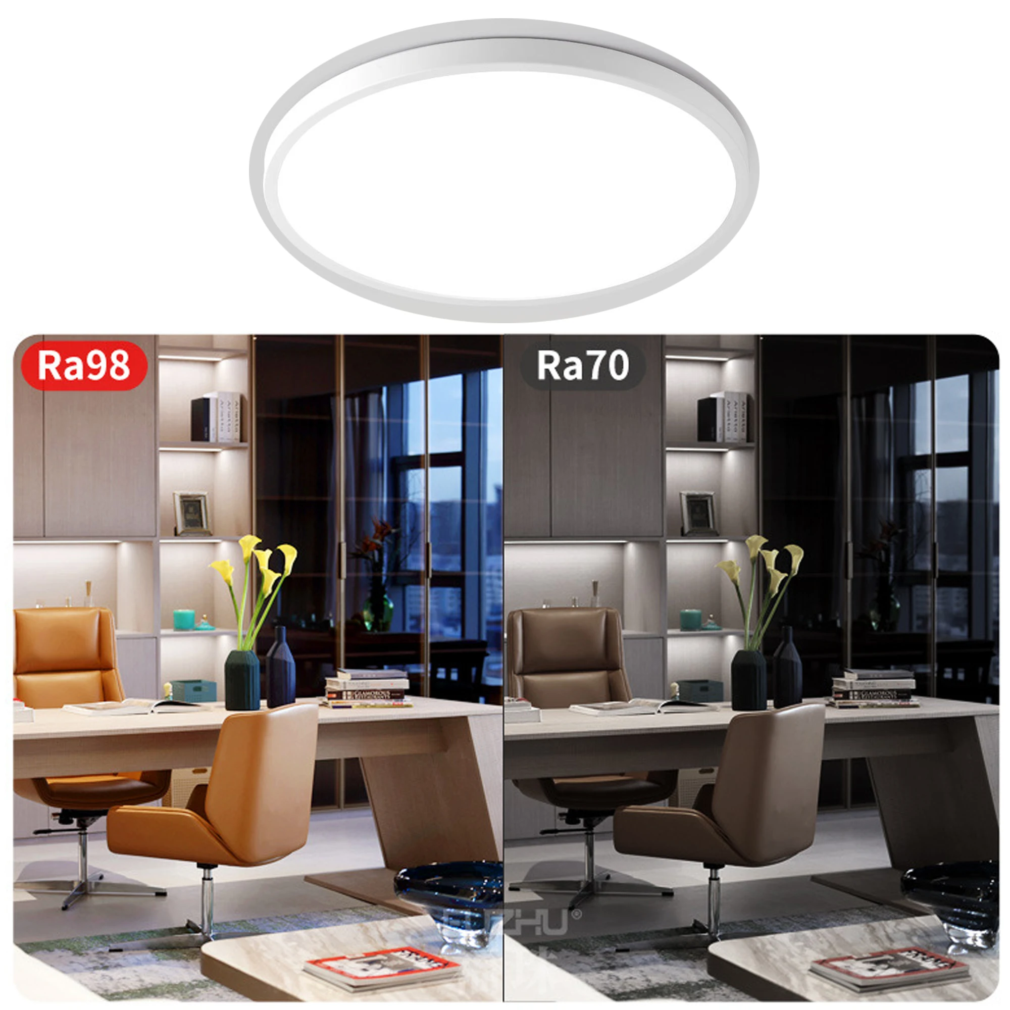 High CRI RA 95+ LED Downlight LED Ceiling Lamp Surface Mounted Ultrathin LED Ceiling Light for Living Room Kitchen Bedroom