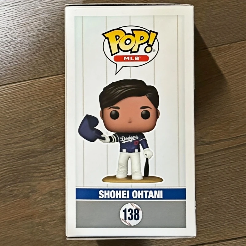 Original Funko Pop! MLB Shohei Ohtani #138 Los Angeles Dodgers Vinyl Figure Sports Collectible Model Desktop Decor Gift for Fans