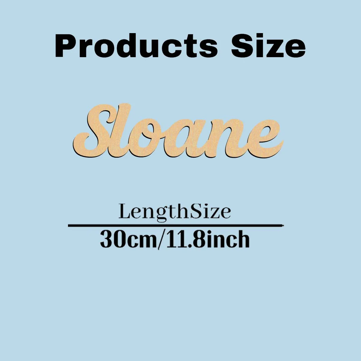 

1 шт. Деревянная декоративная табличка с возможностью индивидуальной надписи, вертикальная, для подвешивания на дверь, в стиле Lovely Sloane