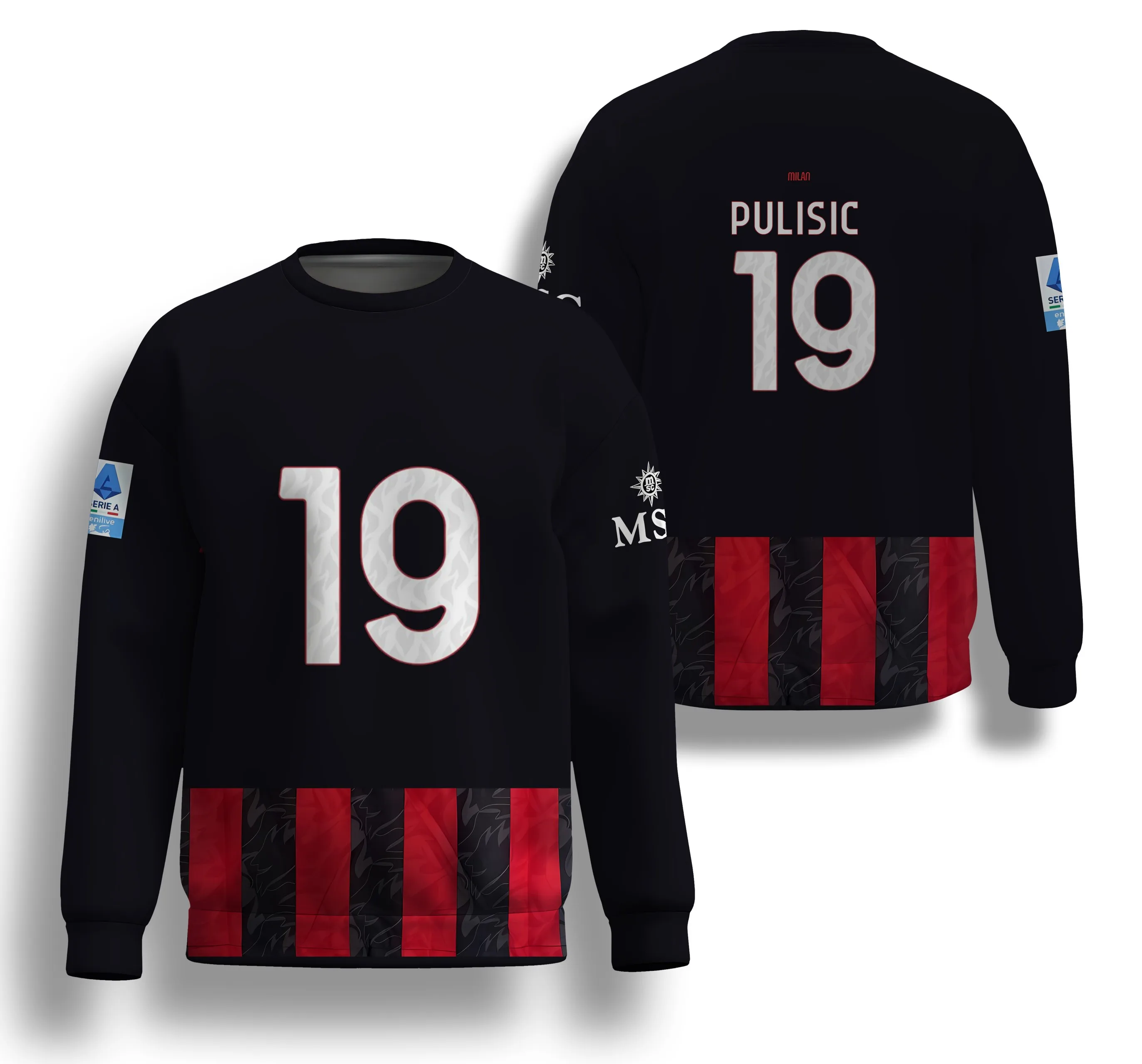 السترة الرجالية الجديدة ذات الرقبة المستديرة لربيع وخريف 2025 هي ملابس الشارع المطبوعة الرقمية غير الرسمية والعصرية #4