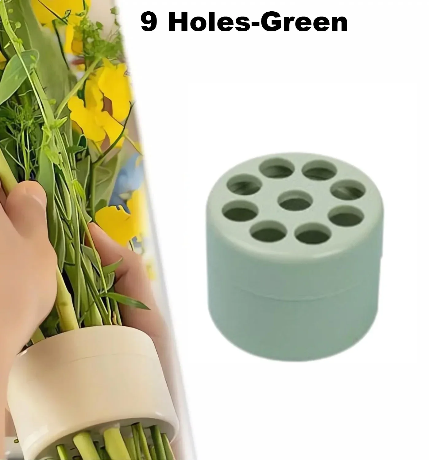 

Spiral Ikebana Stem Holder for Artificial Flowers, Faux Flowers, Fake Flowers, Vase Bouquet Twister, DIY Floral Art Accessory, F