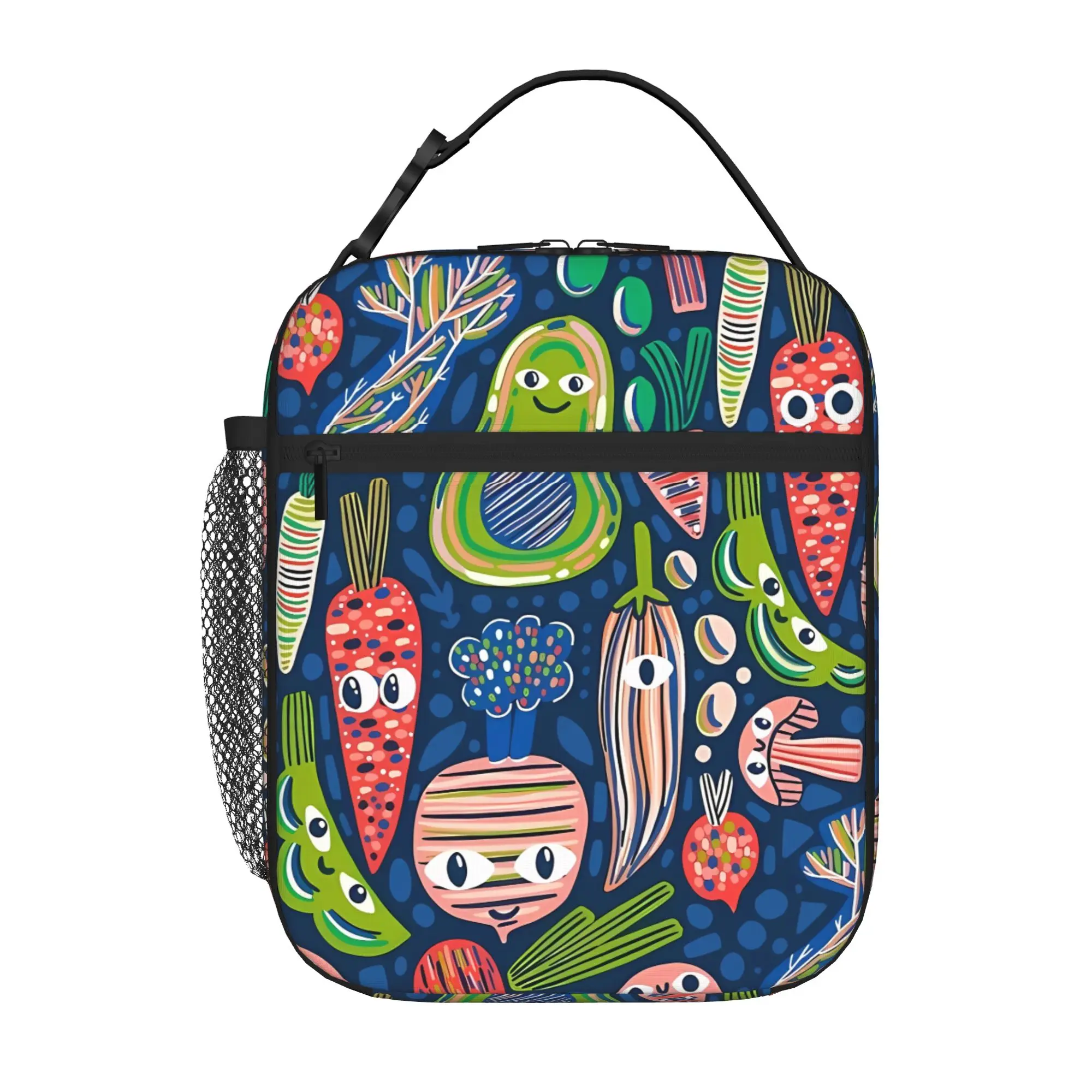 1 Piece Zipper Closure Fruits And Vegetables Storage Bag Pocket Back To School School Lunch Food Box Reusable For Lunch Food Bag