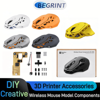Bamboo 3D printing DIY Creative Model Computer Wireless Mouse charger Engine LED Light Hardware Clock Gifts 3D Printer Parts
