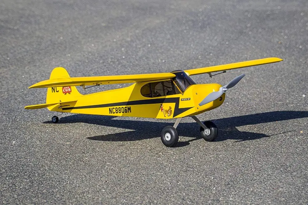 Piper J-3 Cub Balsa Wood Model Airplane S08 J3, Laser Cutting 46" Wingspan Fly Aircraft Model Kit, DIY RC Plane Kit for Adults - view 6