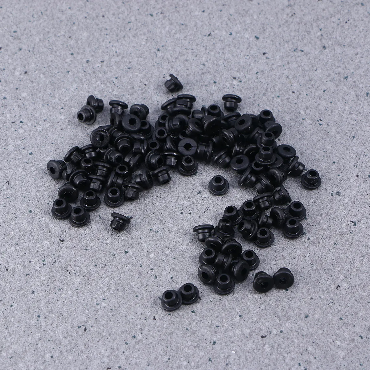 100Pcs Grommets High Performance Silicone Machine Grommets Prevents Needle Wobble Armature Bar Alignment Long Life