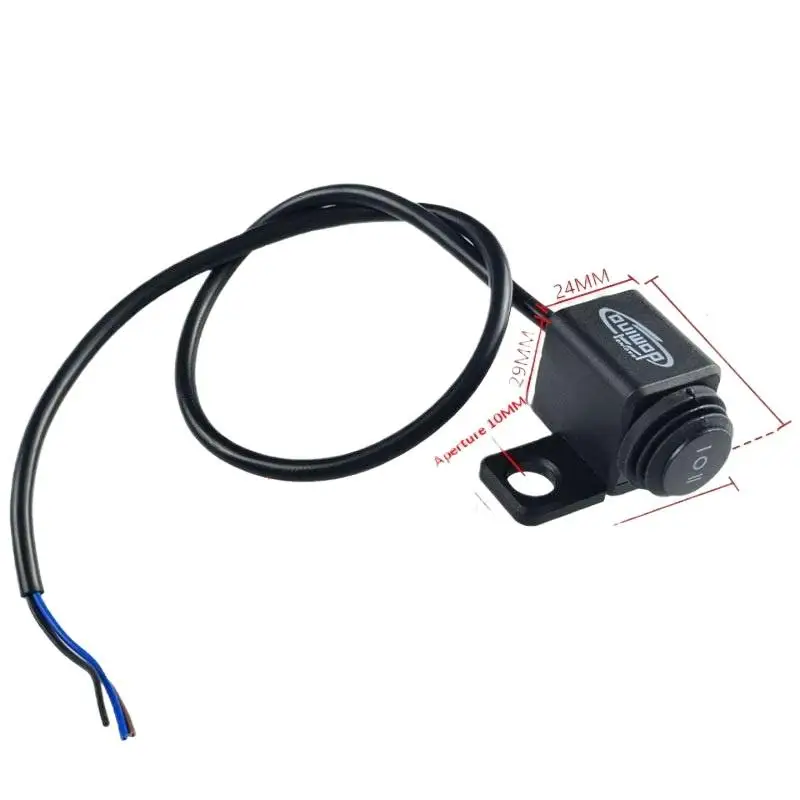 AliExpress NONE ♬Waterproof Universal Left/Right Motorcycle Headlight 3-Way Toggle Switch for E-Bike & Scooter
