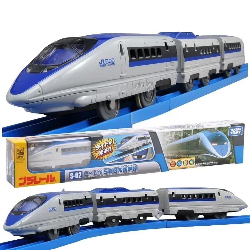 TAKARATOMY TOMICA, modelo de aleación, coches de juguete, TOMICA Shinkansen Plarail S Series, camión, tren eléctrico, juguete, música, Metro ferroviario de alta velocidad