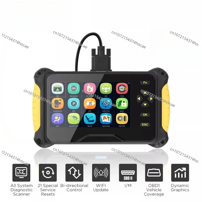 

CS606 OBD2 Scanner OBDII Diagnostic Tools for 21 Resets Engine ABS SRS SAS EPB DPF Head Lamp Code Reader Scan Tool