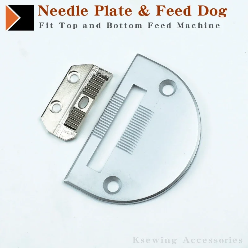 Placca ago e alimentazione cane misura superiore e inferiore alimentazione piede macchina da cucire Highlead GC0618 0718 ZOJE 0628 SEIKO 8B 18030