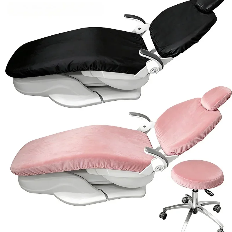 Dental Chair Cover Unit PU Leather Elastic Waterproof Protective Case Seat Chair Cover Dentistry Lab Dentist Equipment