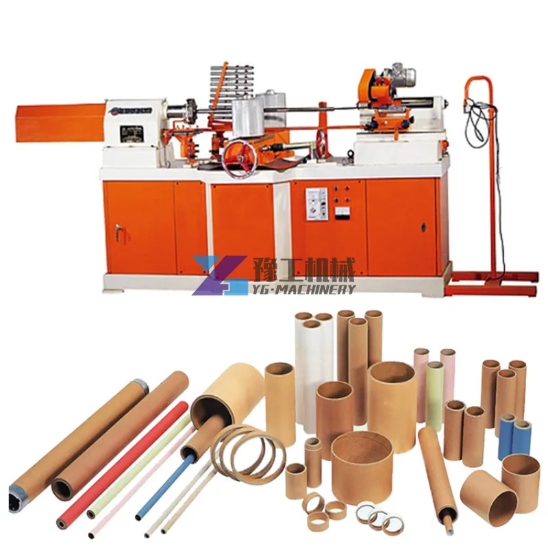 High Quality 2 Heads Spiral Cardboard Paper Paper Core Tube Making Machine