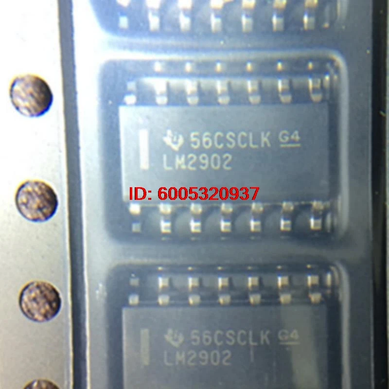5pcs/lot LM2902 LM2902DR NEW Original Genuine Four-Way Operational Amplifier Chip Packing 14-SOP
