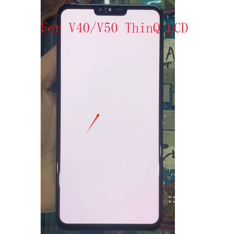 

6,4 "оригинальный ЖК-дисплей для LG V50 ThinQ, преобразователь сенсорного экрана в сборе для LG V40 ThinQ, замена ЖК-дисплея