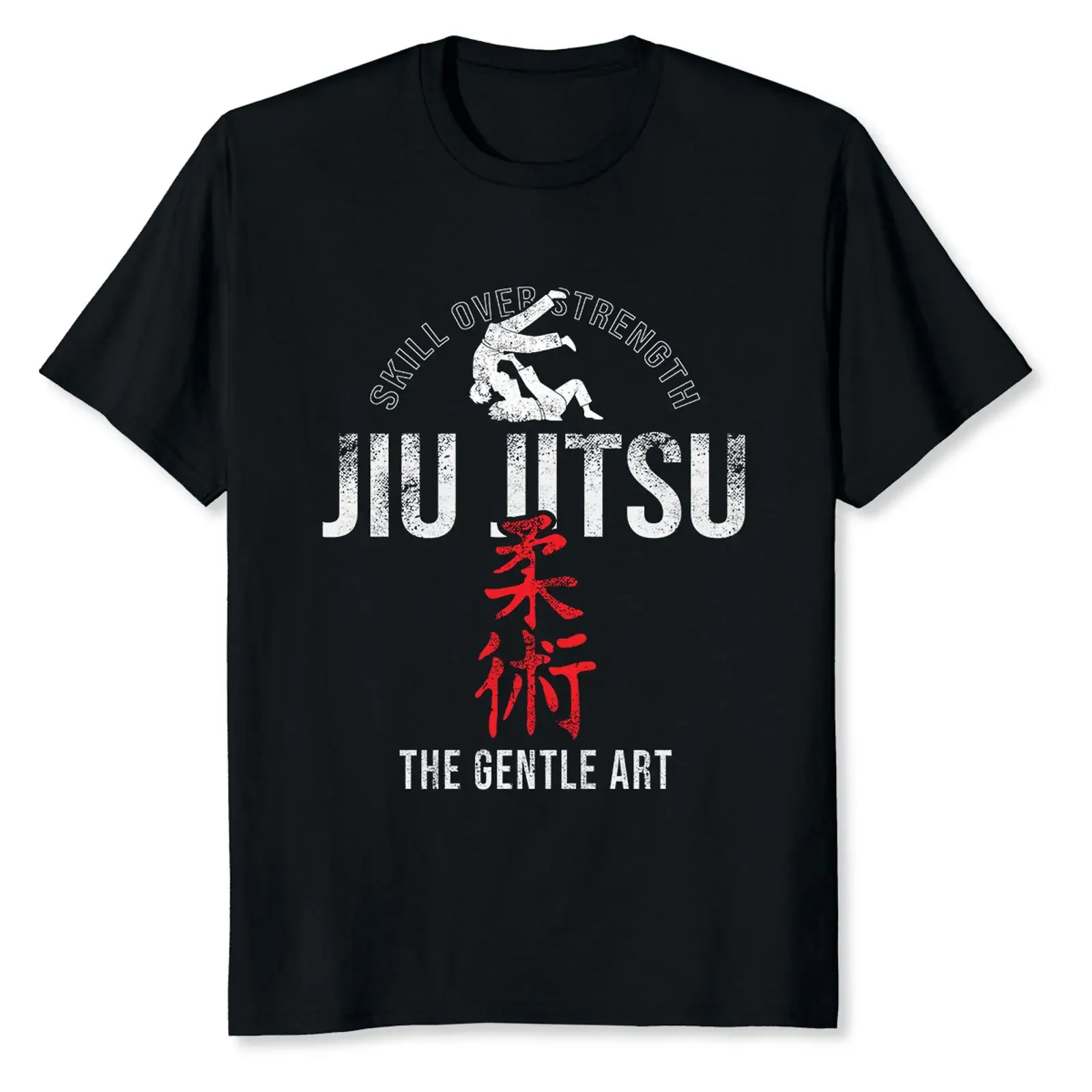 NEU LIMITIERT Jiu Jitsu The Gentle II Design Geschenkidee T Shirt S 3XL vintage Washed fashion Stretched homme Comfortable
