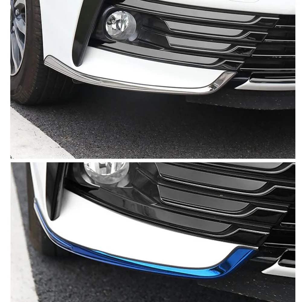 

Автомобильный передний бампер из нержавеющей стали, Боковой защитный уголок, обшивка, автомобильные аксессуары для Toyota Corolla Altis 2017 2018 2019