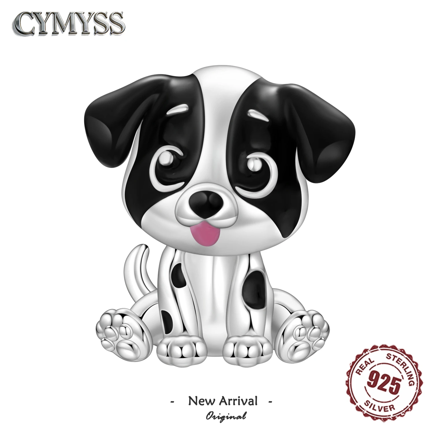 

925 Sterling Silver Cute Dog Polar Bear Panda Koala Whale Animals Pendant Beads Pendants Bracelet Charm Jewelry Party DIY Gifts