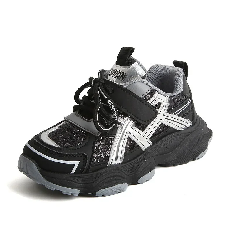 

Детская повседневная обувь, модная легкая спортивная обувь для бега на открытом воздухе для малышей, уличная прогулочная обувь для девочек на мягкой подошве